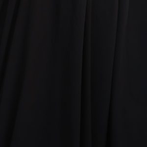 Fabric Swatch - Rebecca Chiffon | Black