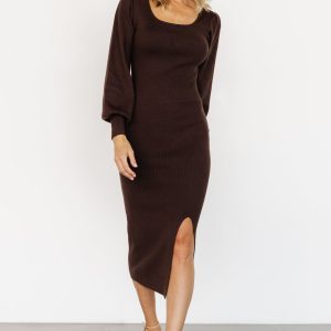 Kori Sweater Dress | Brown