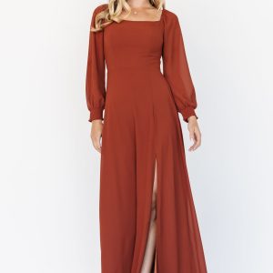 Giselle Maxi Dress | Rust