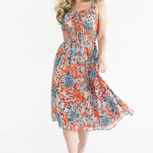 Marni Midi Dress | Blush Multi