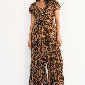 Katalina Jumpsuit | Leopard Print