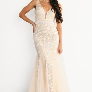 Fleurette Bridal Gown | Beige + Ivory