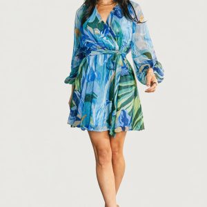 Rev Mini Dress | Cobalt Multi