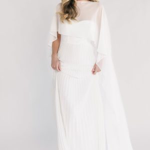 Serafina Strapless Gown | Off White