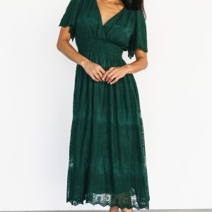 Milena Midi Dress | Green