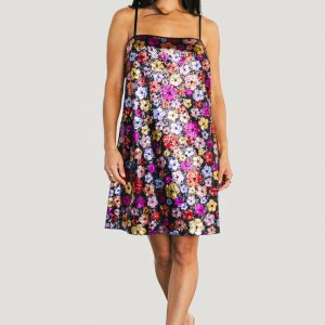 Malia Sequin Mini Dress | Black Multi