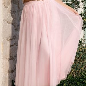 Mila Tulle Skirt | Rosy Pink