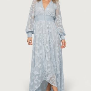 Daniella High Low Maxi Dress | Light Blue