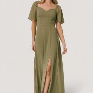 Sierra Sweetheart Maxi Dress | Dusty Olive