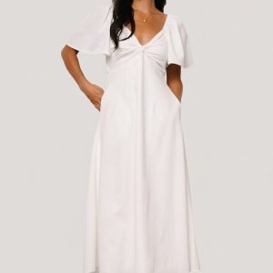 Indie Back Tie Dress | Off White