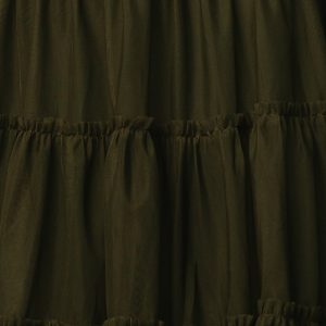 Fabric Swatch - Emma Tulle | Dark Olive