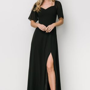 Sierra Sweetheart Maxi Dress | Black