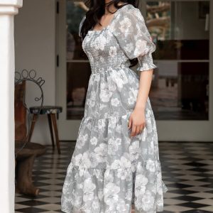 Fabian Jacquard Midi Dress | Dusty Sage
