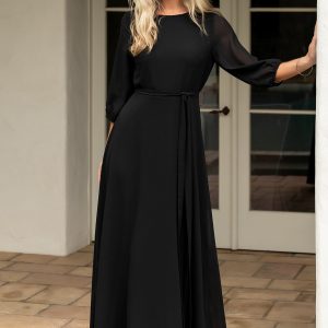 Rebecca Maxi Dress | Black