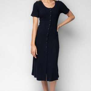 Oc??ane Midi Dress | Navy