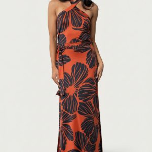 Palma Column Dress | Sienna + Navy