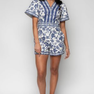 Rafaela Romper | Blue Print