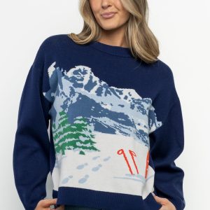 Kobi Sweater | Navy Multi
