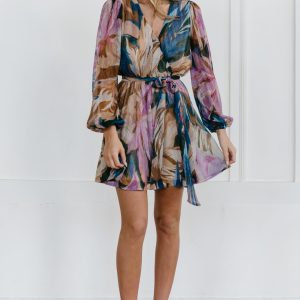 Rev Mini Dress | Orchid Multi
