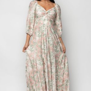 Esther Maxi Dress | Sage + Blush Floral