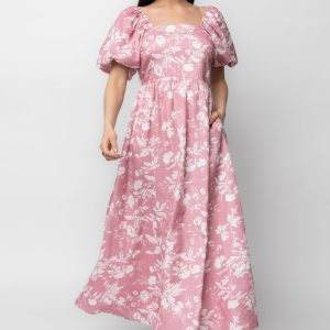 Graceland Maxi Dress | Pink + White Floral
