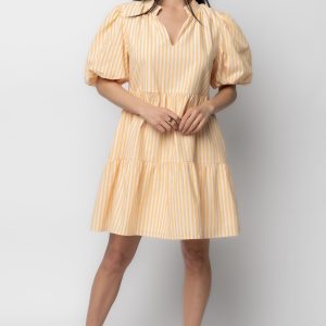 Sadie Short Dress | Creamsicle
