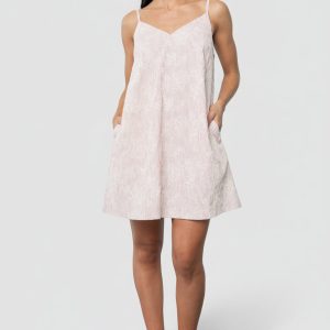 Nyra Short Dress | Red Stripe