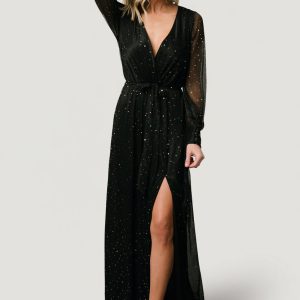 Abigail Sparkle Gown | Black