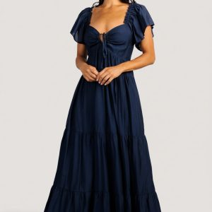 Agatha Maxi Dress | Dark Blue