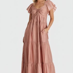 Agatha Maxi Dress | Dusty Mauve