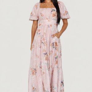 Annabeth Midi Dress | Blush Floral