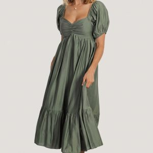 Annalisa Midi Dress | Olive