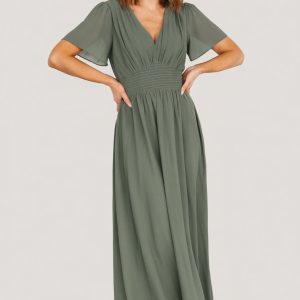 Birdie Maxi Dress | Dark Sage
