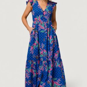 Biscayne Maxi Dress | Indigo Print