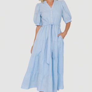 Camille Maxi Dress | Light Blue