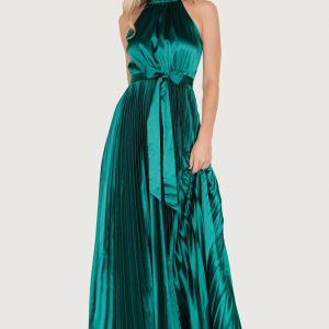 Capulet Pleated Maxi Dress | Emerald