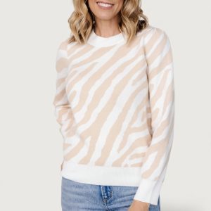 Carter Sweater | Oatmeal Print