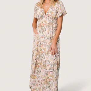 Cassie Short Sleeve Dress | Multi Floral