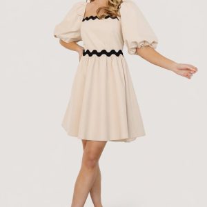Cecelia Short Dress | Sand