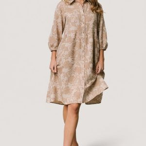 Dakota Babydoll Dress | Taupe Print