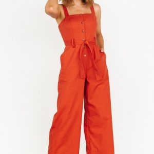 Hartford Jumpsuit | Rust