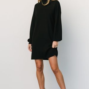 Jennings Sweater Dress | Black