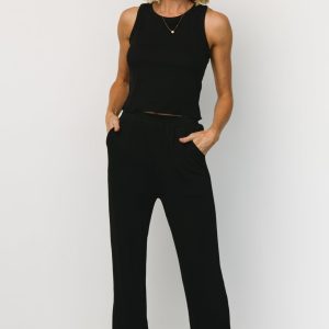 Kellen Tank + Jogger Set | Black