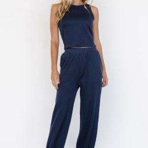 Kellen Tank + Jogger Set | Navy