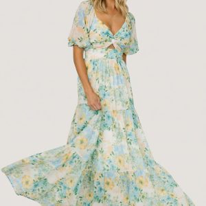 Maya Maxi Dress | Garden Multi