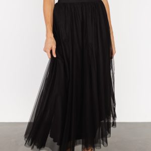 Mila Tulle Skirt | Black