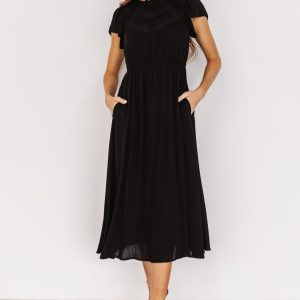 Prestyn Midi Dress | Black