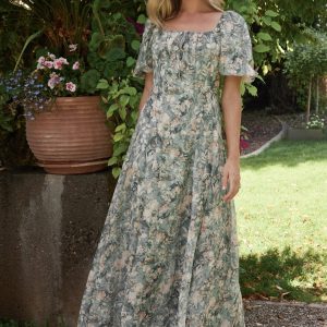 Raelynn Maxi Dress | Sage Floral