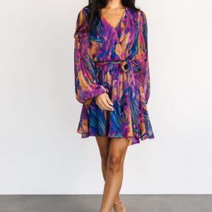 Rev Mini Dress | Blue Multi