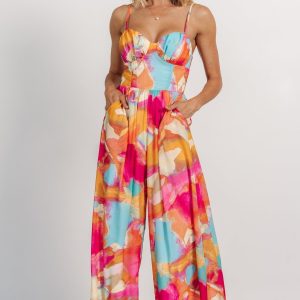 Shea Jumpsuit | Multi Print